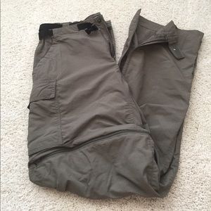 REI Olive convertible hiking pants size 12